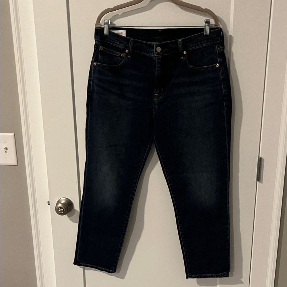 GAP Women's Deep Indigo Cropped Jeans